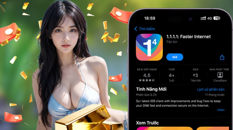 Hình ảnh quảng cáo của ok22casino hiển thị nền tảng và các lợi ích