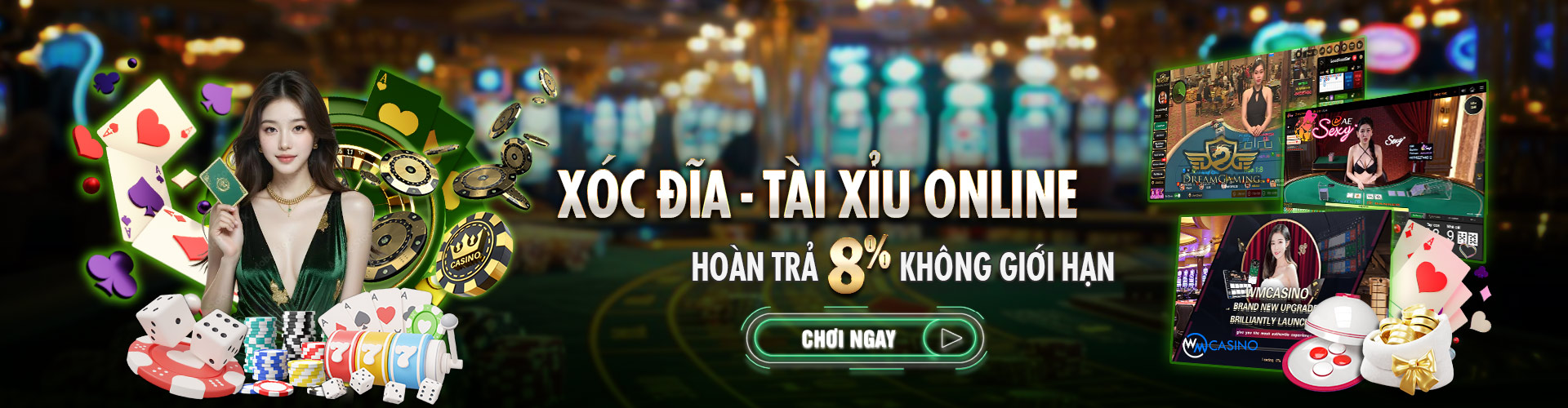Hình ảnh quảng cáo của ok22casino hiển thị nền tảng và các lợi ích